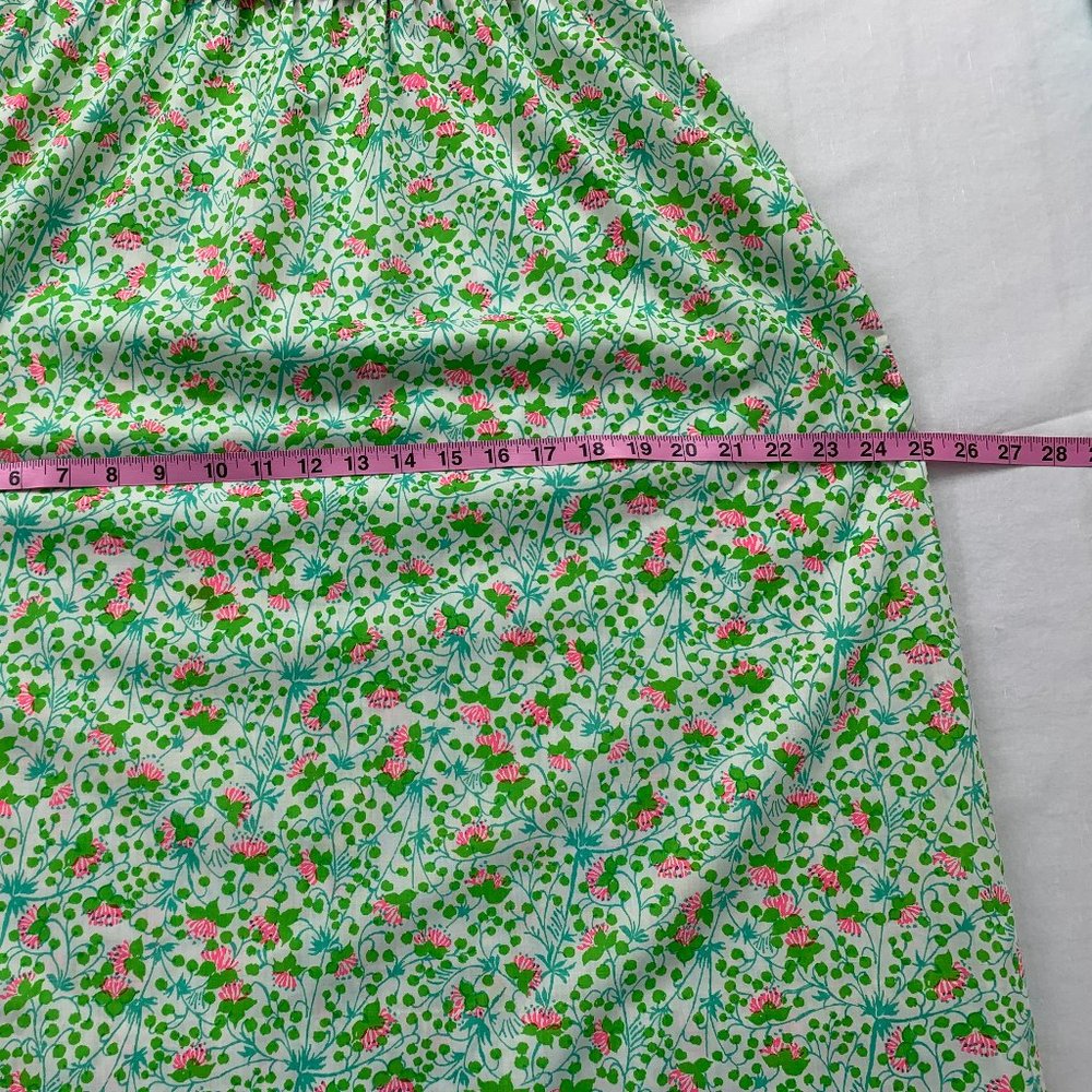 Vintage "The Lilly" Lilly Pulitzer 1960's Pink & Green Floral Dress Size Medium - Picture 11 of 16